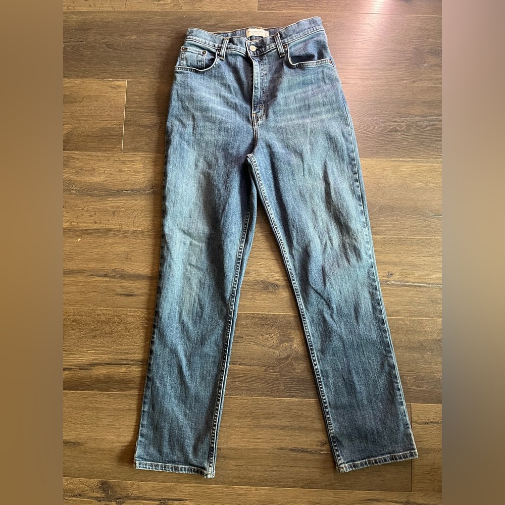 Abercrombie & Fitch Blue Straight Leg Jeans